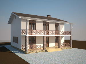 проект будинку з терасою - Антон 5