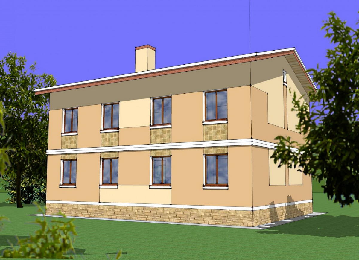 Задний фасад