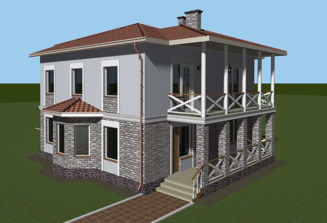 Задний фасад