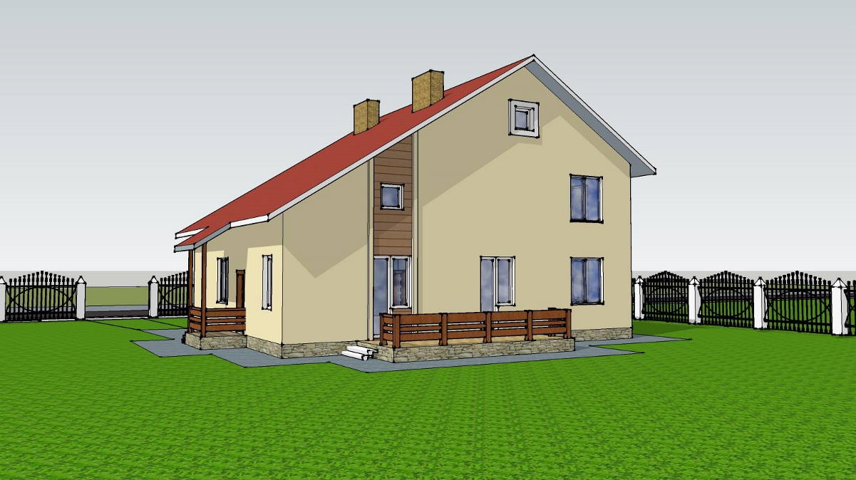 Задній фасад