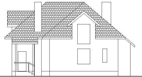 Задний фасад