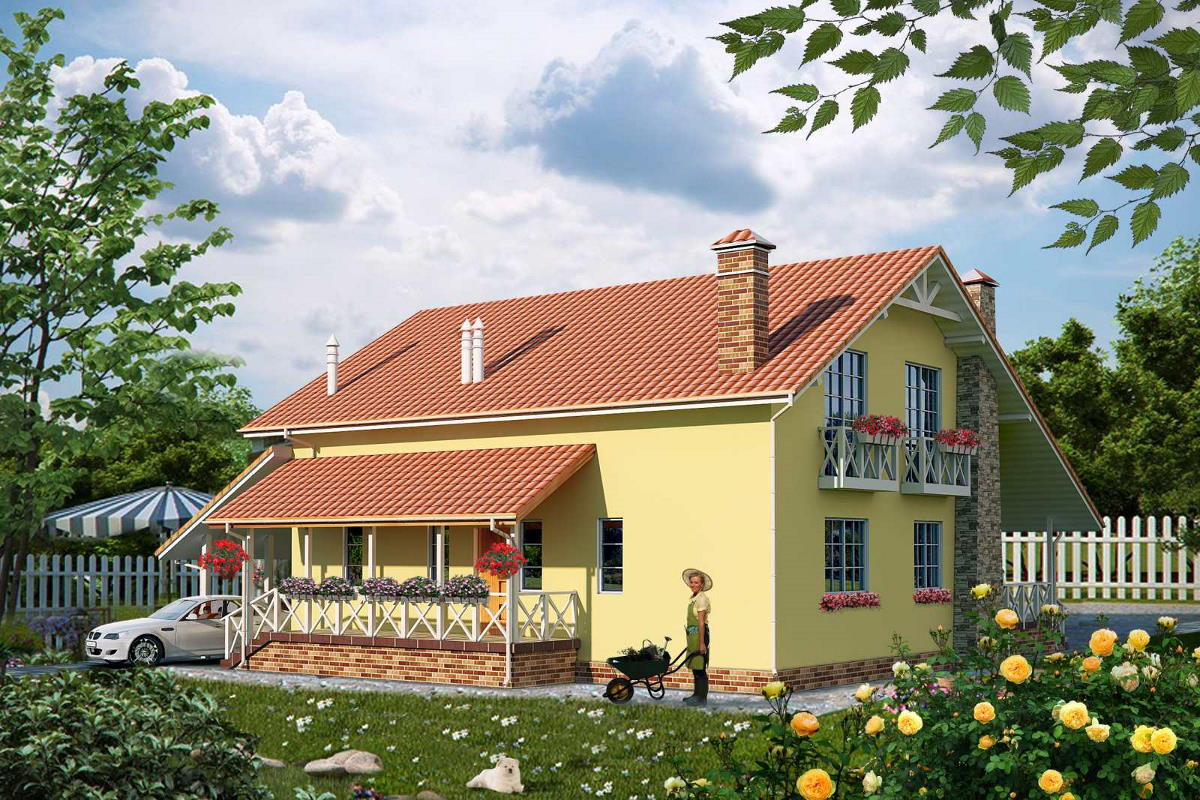 Задний фасад