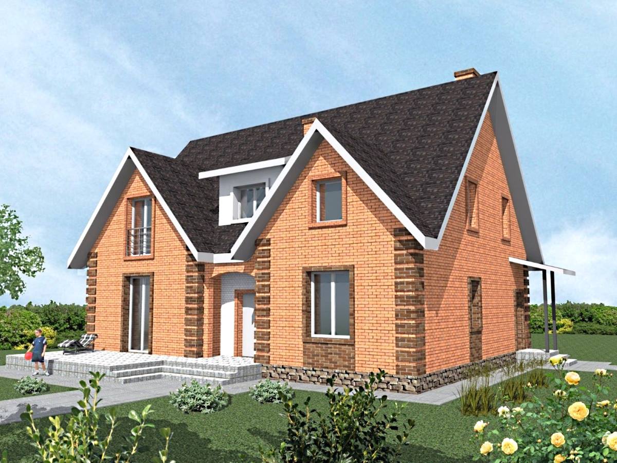 Проекти приватних будинків - проект '' Сонет ''