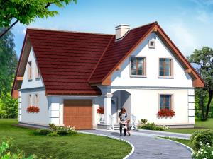 проекти будинків з мансардою та гаражем