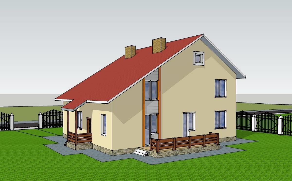 Задній фасад