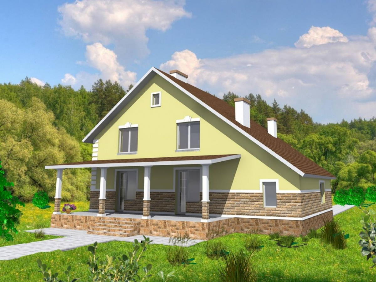 Задний фасад