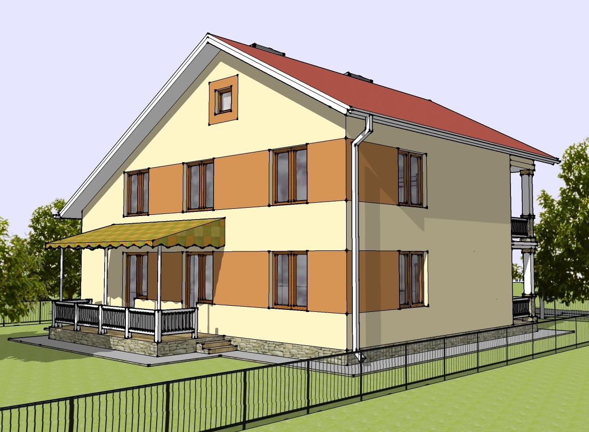 Задній фасад