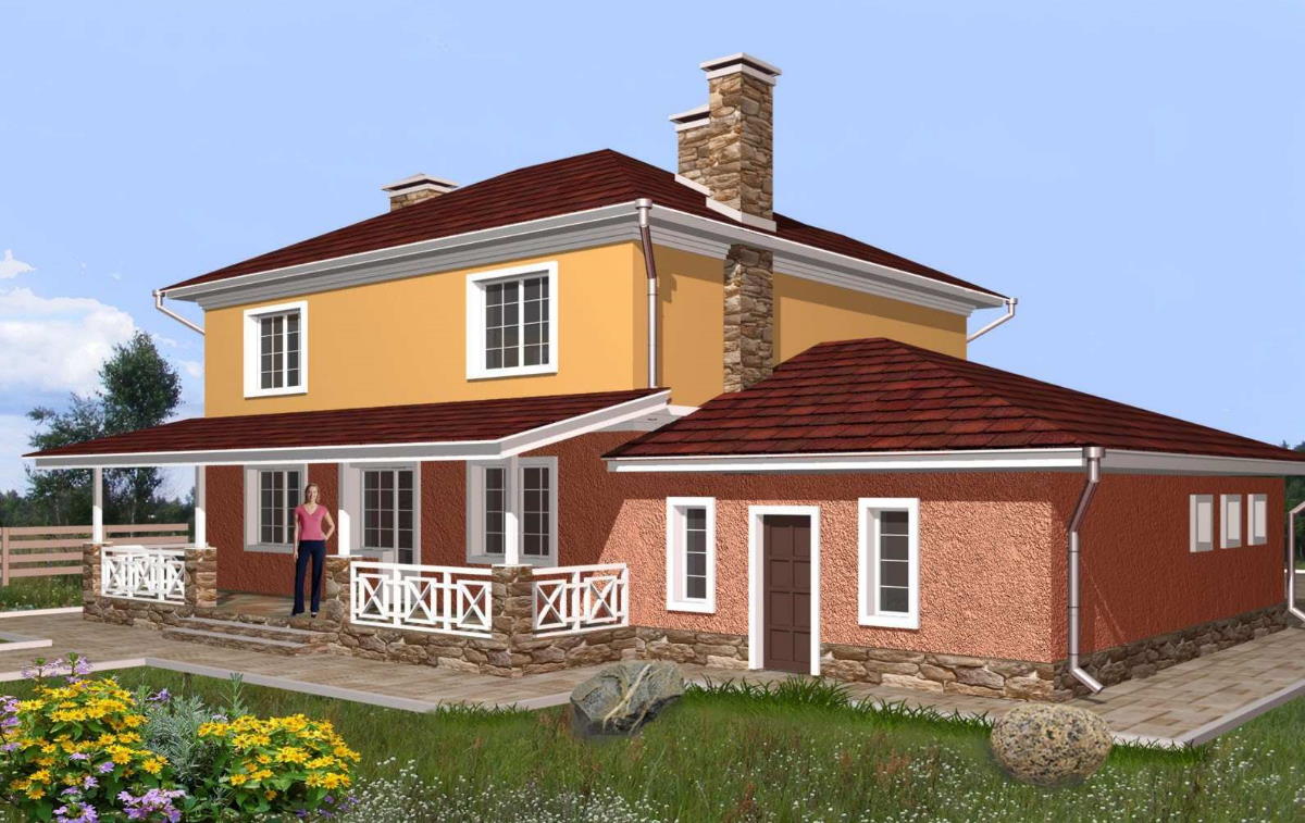 Задний фасад