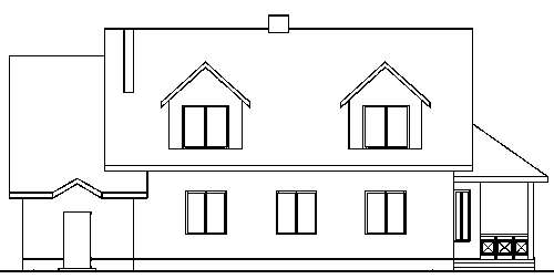 Задній фасад
