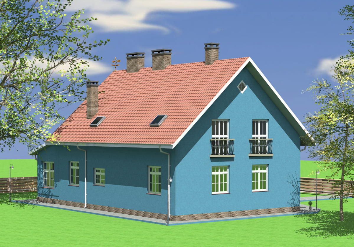 Задній фасад