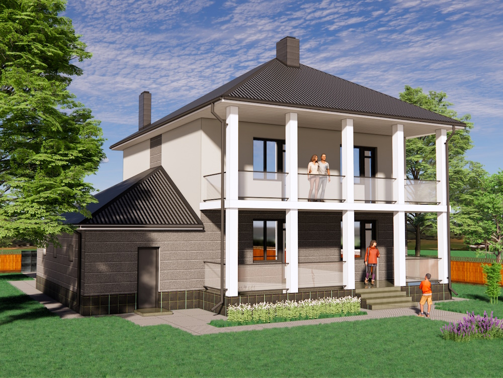 Задній фасад