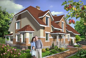 Готові будинки - проект Чабани. Будинки будинок від Akvilonpro