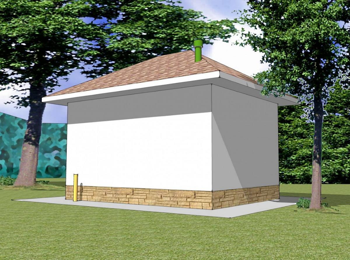 Задній фасад