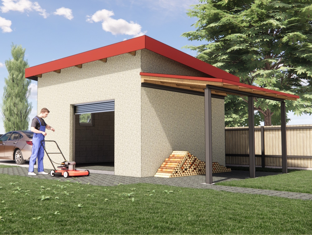 Задній фасад