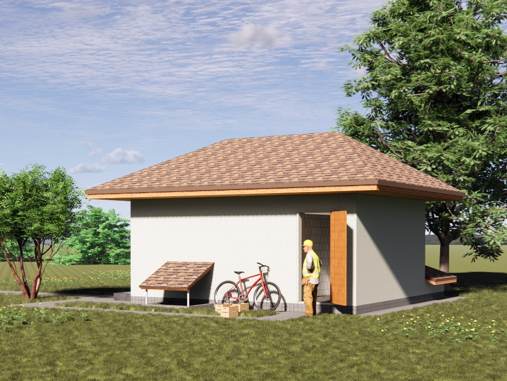 Задній фасад