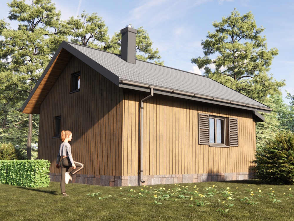 Задній фасад