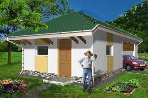 Проект гаражу с cараєм Гном