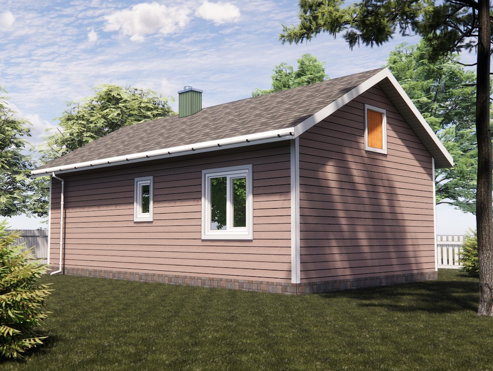 Задній фасад