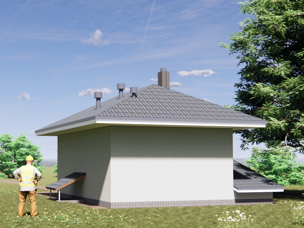 Задній фасад