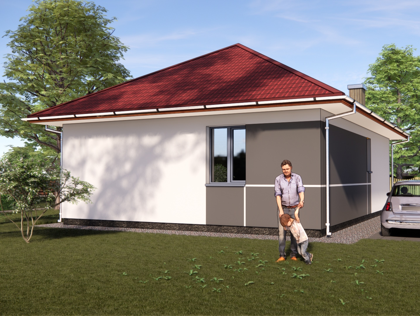 Задній фасад