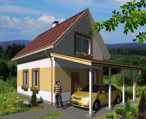 проект будинку з мансардою Ровжі