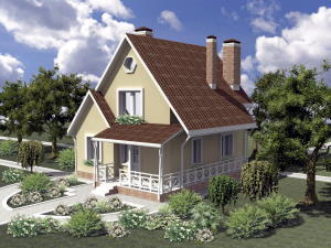 Проект канадського будинку Русанівка