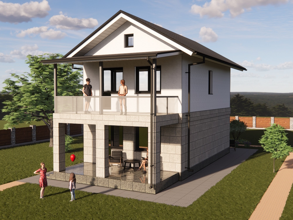 Задній фасад