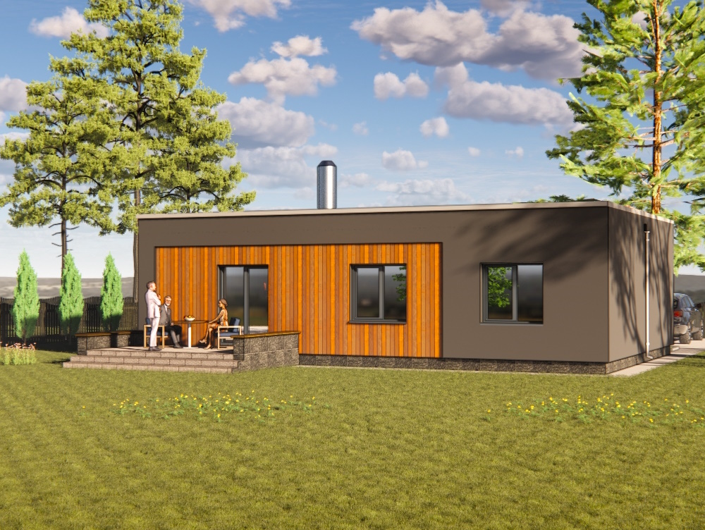 Задний фасад