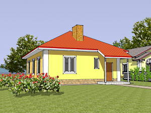Одноповерхові будинки. Проект одноповерхового будинку 95 м2