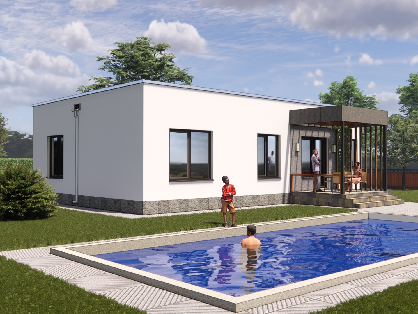 Задній фасад