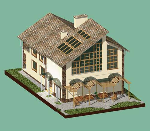 Вид дома после реконструкции картинка 2