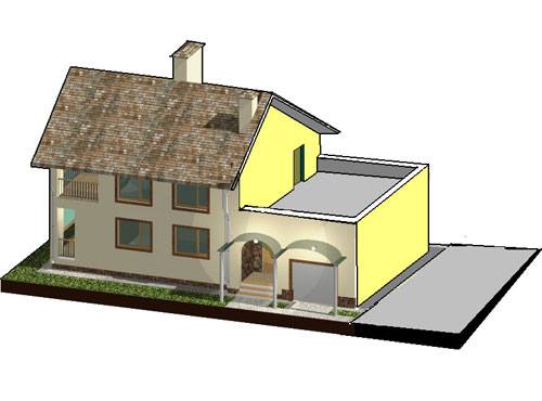 Проект реконструкції будинку с зимовим садом