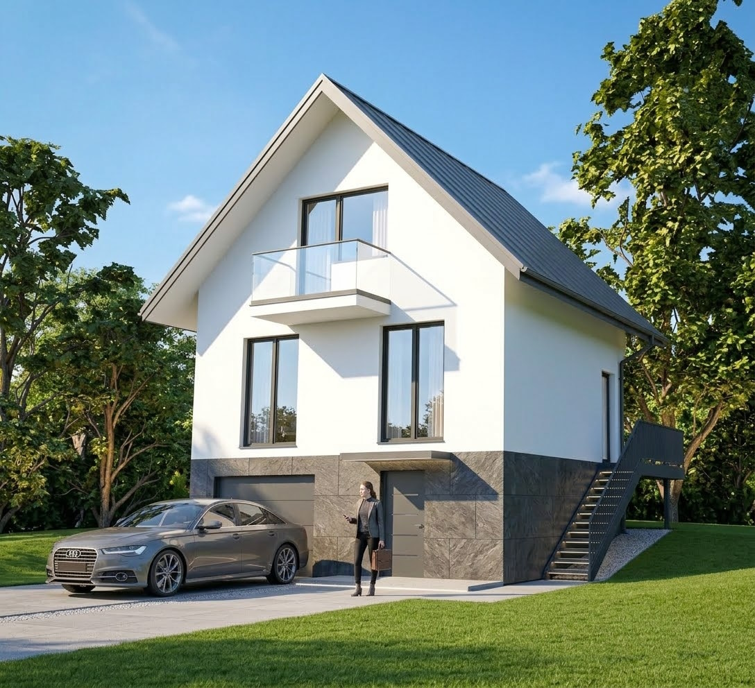 Вид дачі до реконструкції