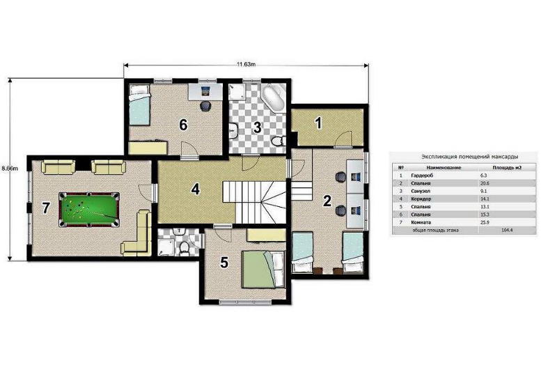 план будинку