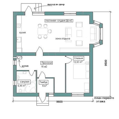 План першого поверху