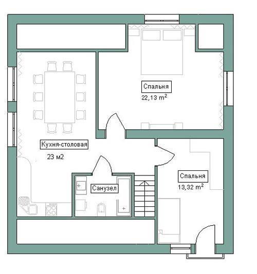 Зміна планування другого поверху