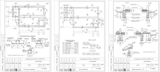 креслення фундаменту