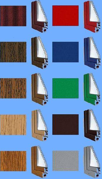 Кольорові віконні рами