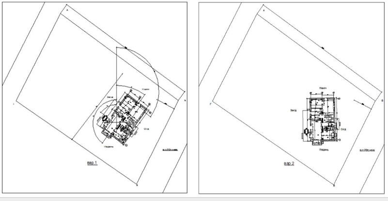 Визначення оптимального розташування на ділянці згідно сонячного тепло вступу