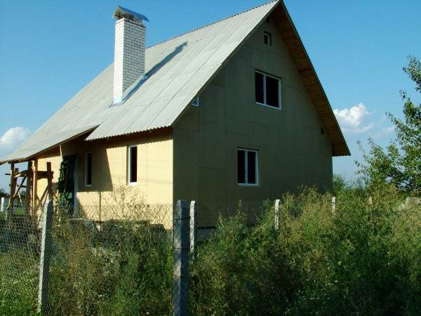 каркасні будинки під ключ. Обшивка заверешена