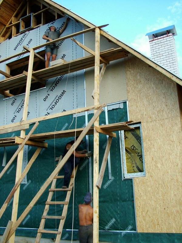 будинки каркасні. Монтаж фінішну профілів