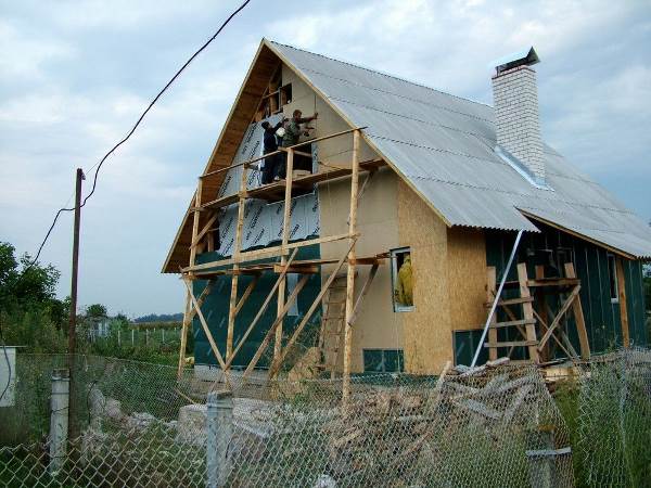 будівництво каркасних будинків під ключ. Монтаж ОСБ