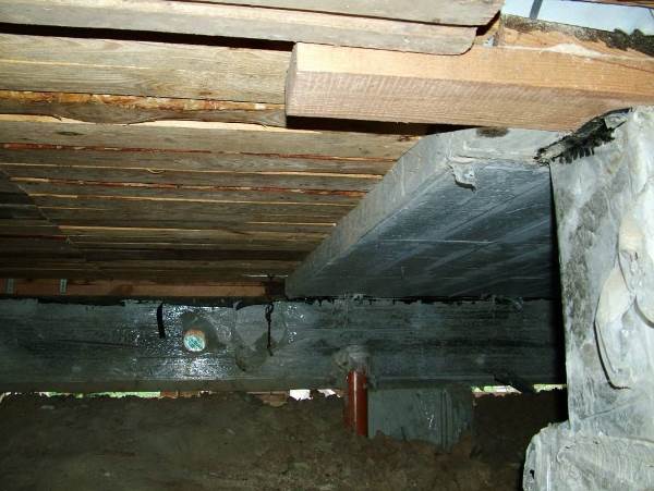 постройка каркасных домов. подшивка готова