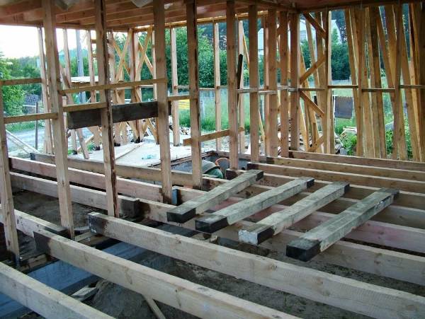 Як побудувати каркасний будинок своїми руками. Обробка балок