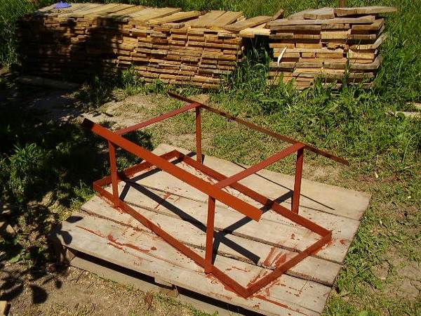 каркасні дерев'яні будинки. Каркас для козирка