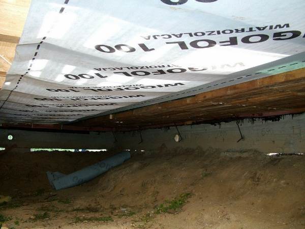 Основа будівництва будинку. Вітроізоляція перекриття