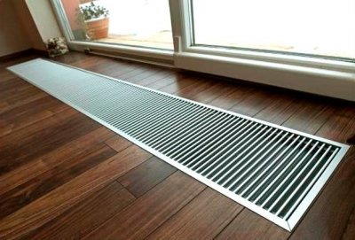 водяний внутрипідложні конвектор